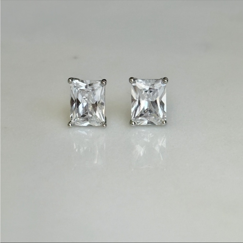 Elegant Silver Stud Earrings